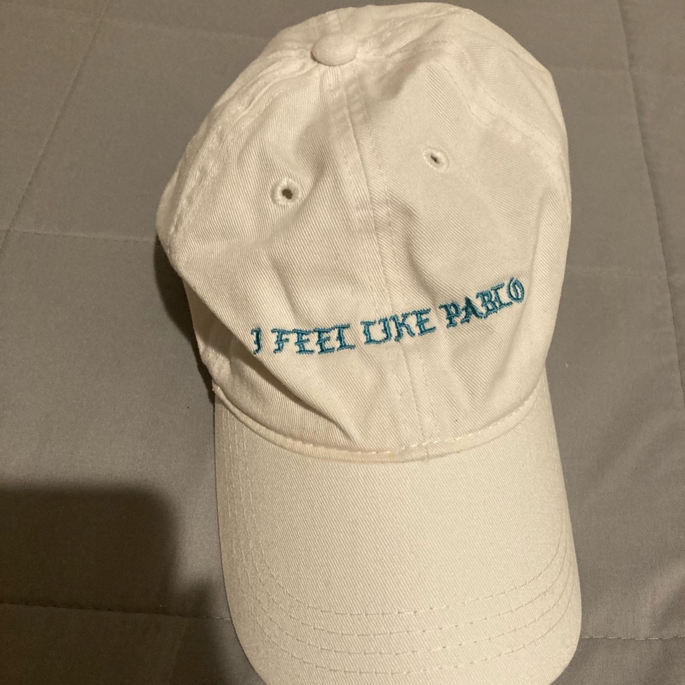 I feel like pablo white hat kanye merch